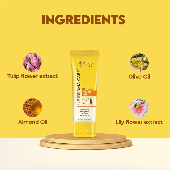 Jovees Herbal Sun Derma Care Lotion SPF 50 PA+++ - Broad Spectrum Protection