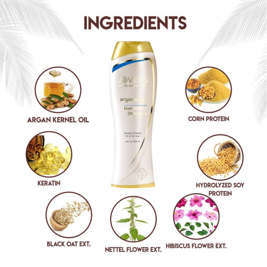 Jovees Herbal Argan Kernal Oil Hair Repair Shampoo - For All Hair Types