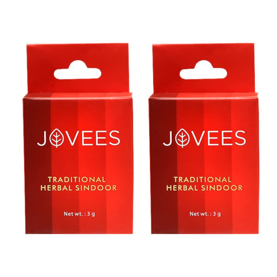 Jovees Herbal Traditional Maroon Sindoor - Water Resistant & Natural Ingredients