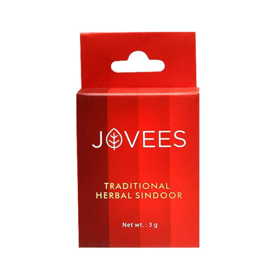 Jovees Herbal Traditional Maroon Sindoor - Water Resistant & Natural Ingredients