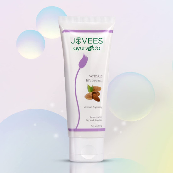 Jovees Herbal Almond & Ginseng Wrinkle Lift Face Cream - Anti-Wrinkle & Anti-Ageing