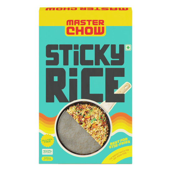 MasterChow Organic Sticky Rice (300g) - Traditionally Local Farm Grown
