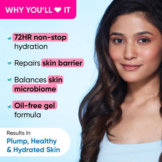Dot & Key 72HR Hydrating Gel + Probiotics Moisturizer - Intense Hydration for All Skin Types