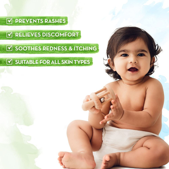 Mamaearth Milky Soft Diaper Rash Cream for Babies - Gentle Care for Sensitive Skin