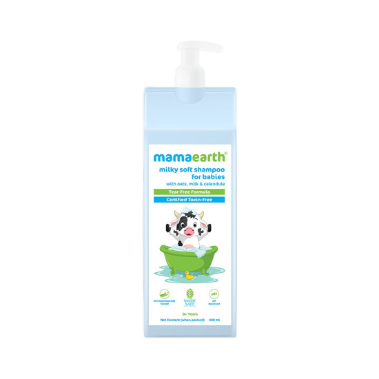Mamaearth Milky Soft Shampoo - Gentle Care for Babies