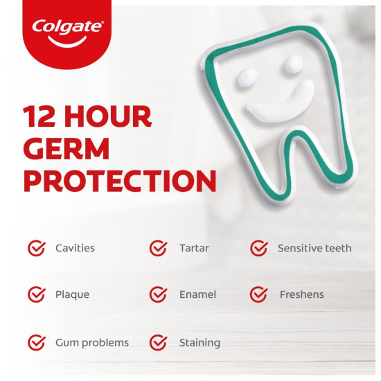 Colgate Total Whole Mouth Health & Active Salt Toothpaste - Advanced Oral Care Colgate Total Whole Mouth Health & Active Salt Toothpaste - Advanced Oral Care