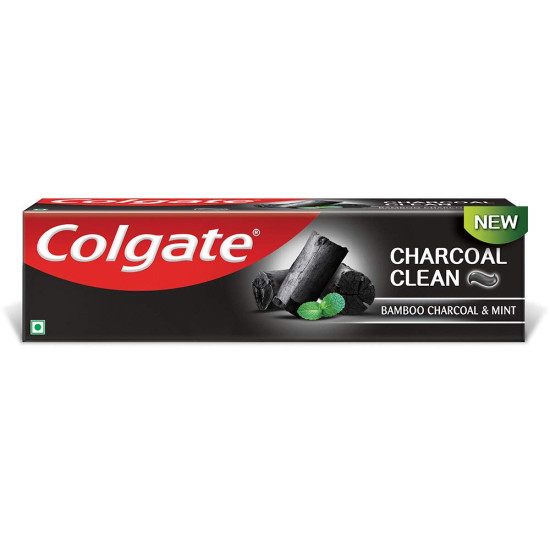 Colgate Charcoal Clean Toothpaste & Total Whole Mouth Health - Deep Clean & Antibacterial Care