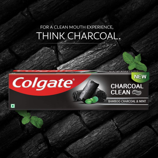 Colgate Charcoal Clean Toothpaste & Total Whole Mouth Health - Deep Clean & Antibacterial Care