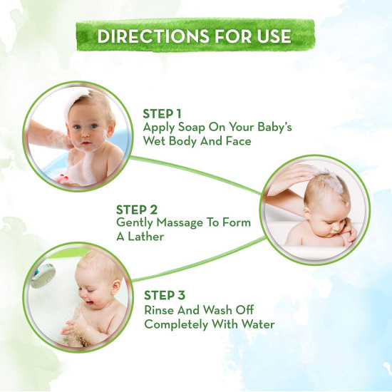Milky Soft Bathing Bar for Babies with Oats, Milk & Calendula - Gentle Baby Care