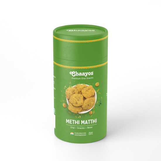 Chaayos Methi Mathri - Authentic Indian Chai-Time Snack
