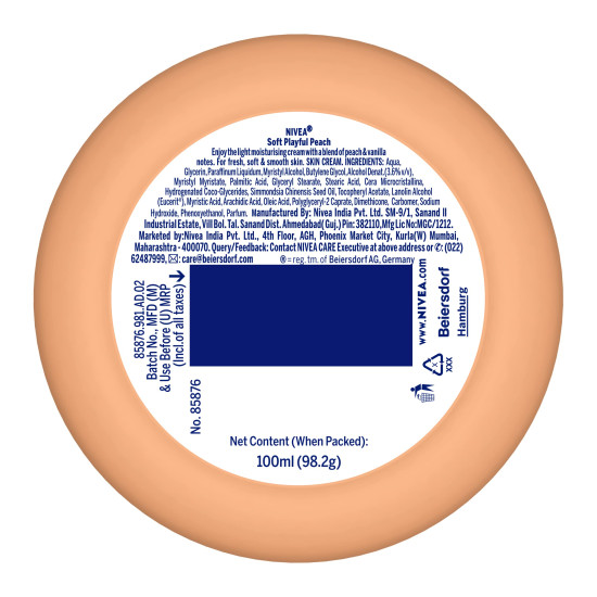 NIVEA Soft Light Moisturizer 100ml - Instant Hydration with Vitamin E & Jojoba Oil