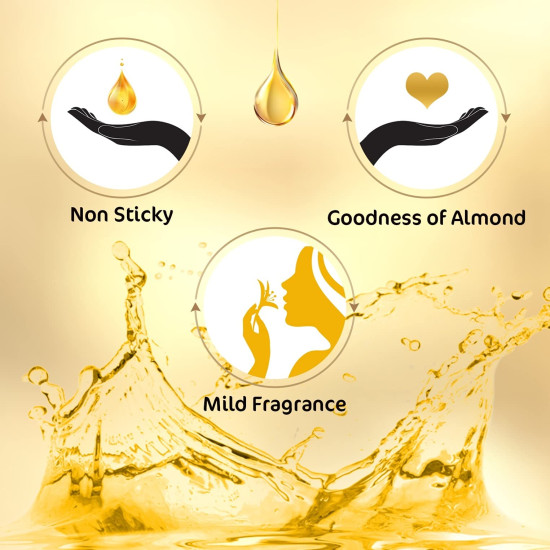 Navratna Gold Ayurvedic Oil - Non-Sticky & Mild Fragrance Navratna Gold Ayurvedic Oil - Non-Sticky & Mild Fragrance