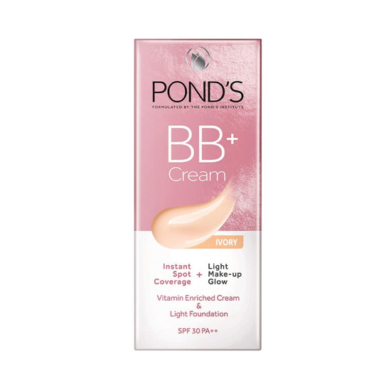 POND'S Bb+ Cream, Instant Spot Coverage + Light Make-Up Glow - Ivory 30G