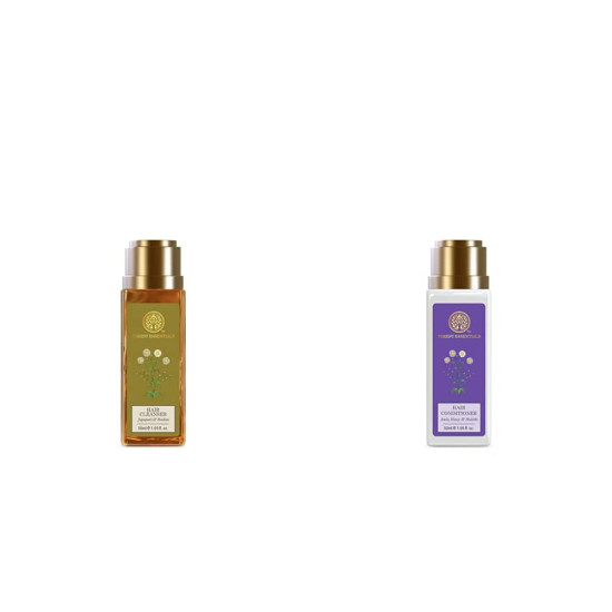 Forest Essentials Hair Cleanser & Conditioner - Natural Hair Care Duo Forest Essentials Hair Cleanser & Conditioner - Natural Hair Care Duo
