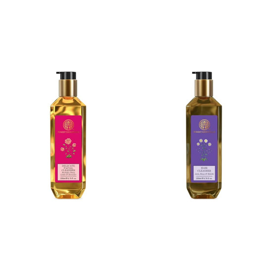 Forest Essentials Mashobra Honey, Lemon and Rosewater Facial Cleanser & Hair Cleanser - Natural Skincare & Haircare