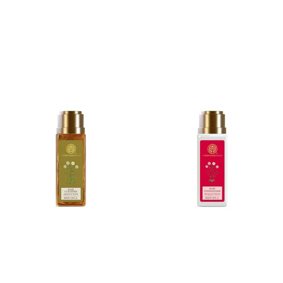 Forest Essentials Hair Cleanser & Conditioner Set - Natural Hair Care