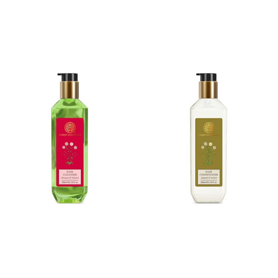 Forest Essentials Hair Cleanser & Conditioner - Nourishing Hair Care Duo Forest Essentials Hair Cleanser & Conditioner - Nourishing Hair Care Duo