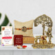 eCraftIndia Designer Peacock Rakhi Gift Hamper - Celebrate Raksha Bandhan