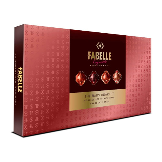 Fabelle The Bars Quartet - Luxury Diwali Chocolate Gift Pack