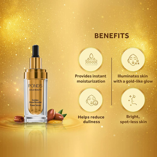 Pond's Gold Beauty Serum 15 ml - Radiant Glow & Moisture