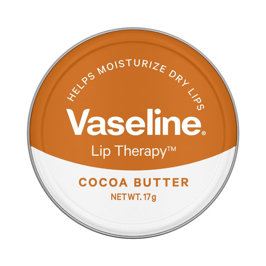 Vaseline Lip Tins Cocoa Butter, 17G - Moisturizing Lip Care