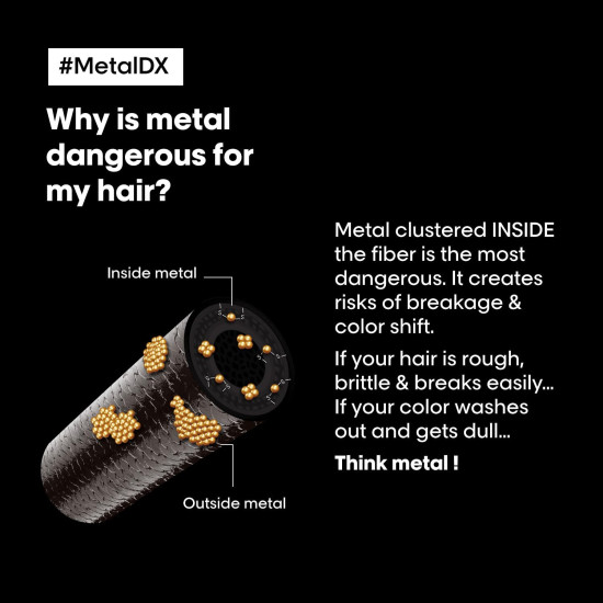 L'Oreal Professionnel Metal Dx Shampoo & Hair Mask Combo - Anti Metal & Sulfate Free