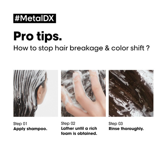 L'Oreal Professionnel Metal Dx Shampoo & Hair Mask Combo - Anti Metal & Sulfate Free