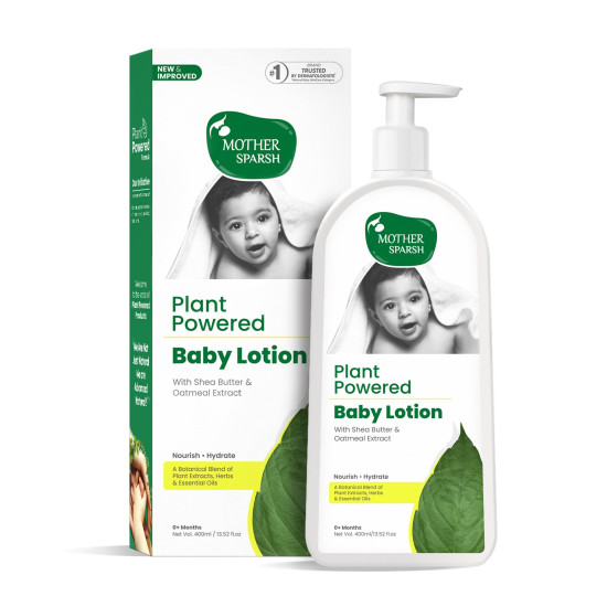 Mother Sparsh Plant Powered Natural Baby Lotion - Deep Hydration for Babies
