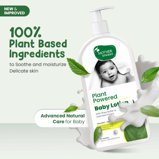Mother Sparsh Plant Powered Natural Baby Lotion - Deep Hydration for Babies