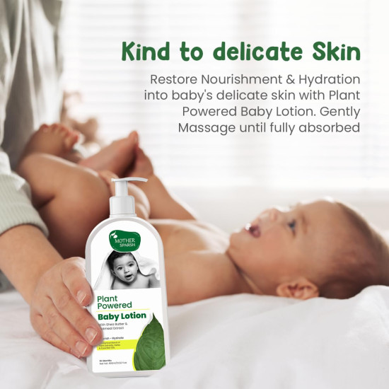 Mother Sparsh Plant Powered Natural Baby Lotion - Deep Hydration for Babies