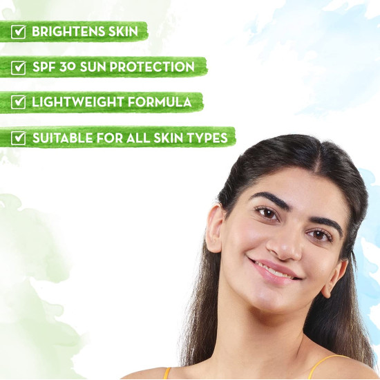 Mamaearth Ubtan Day Cream with SPF 30 - Turmeric & Saffron for Skin Brightening