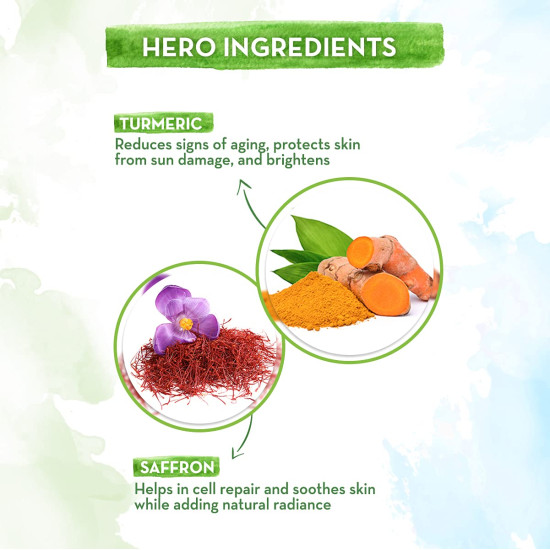 Mamaearth Ubtan Day Cream with SPF 30 - Turmeric & Saffron for Skin Brightening