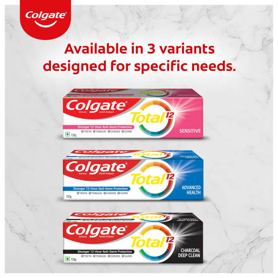 Colgate Total Whole Mouth Health Toothpaste - Charcoal Deep Clean Saver Pack