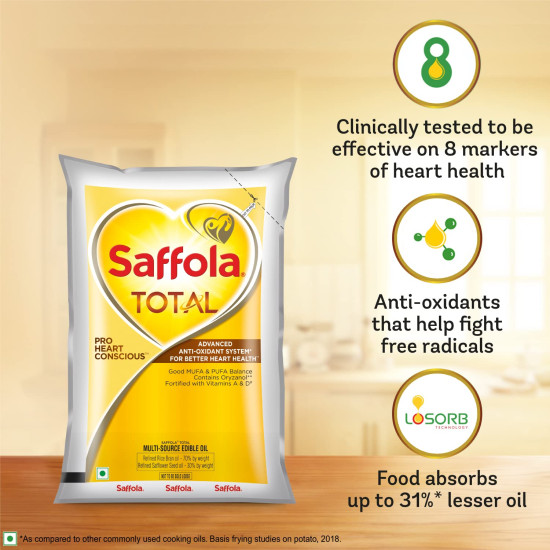 Saffola Total Refined Oil - Heart Health Blend Saffola Total Refined Oil - Heart Health Blend