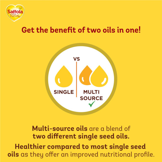 Saffola Total Refined Oil - Heart Health Blend Saffola Total Refined Oil - Heart Health Blend