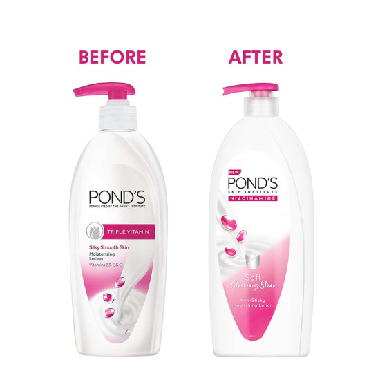 POND'S Moisturizing Body Lotion - 3X Moisturization for Radiant Skin