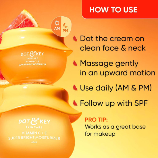 Dot & Key Vitamin C + E Sorbet Super Bright Moisturizer - Glowing Skin Solution Dot & Key Vitamin C + E Sorbet Super Bright Moisturizer - Glowing Skin Solution