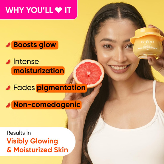 Dot & Key Vitamin C + E Sorbet Super Bright Moisturizer - For Glowing Skin Dot & Key Vitamin C + E Sorbet Super Bright Moisturizer - For Glowing Skin