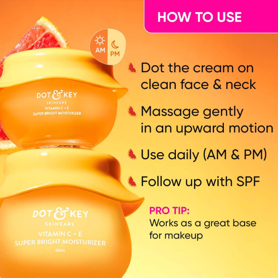Dot & Key Vitamin C + E Sorbet Super Bright Moisturizer - For Glowing Skin Dot & Key Vitamin C + E Sorbet Super Bright Moisturizer - For Glowing Skin