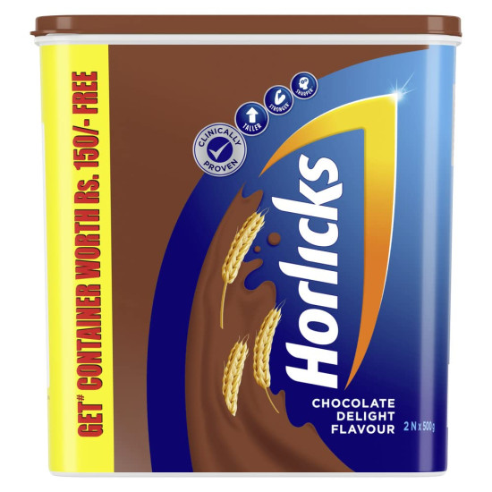 Horlicks Health & Nutrition Drink, Chocolate - Boosts Immunity & Growth