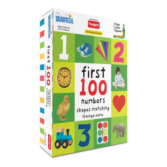 Funskool Games First 100 Numbers Shapes Bingo Game - Educational Fun for Kids