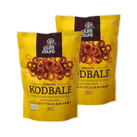 Pure & Sure Organic Kodubale - Healthy & Delicious South Indian Snack