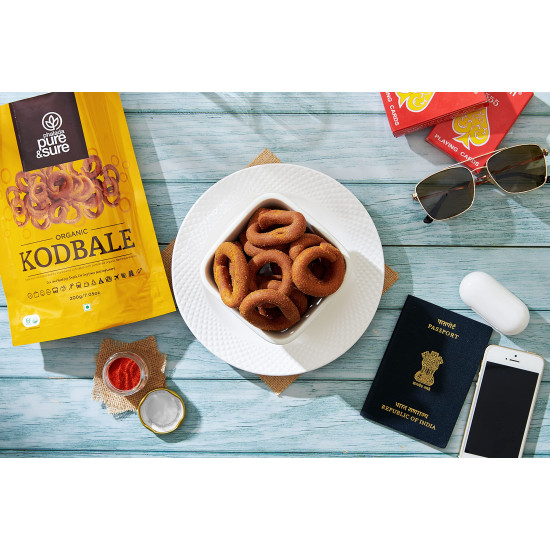 Pure & Sure Organic Kodubale - Healthy & Delicious South Indian Snack
