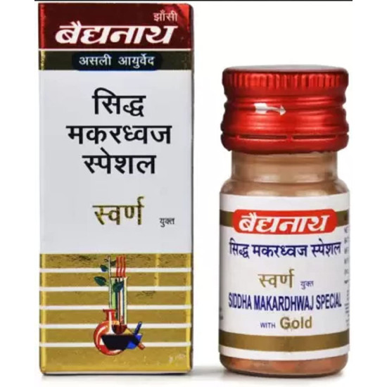 Baidyanath Siddha Makardhwaj Special Gold 25 tablet (25 Tablets)