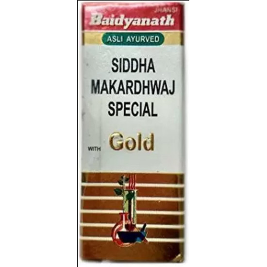 Baidyanath Siddha Makardhwaj Special Gold 25 tablet (25 Tablets)