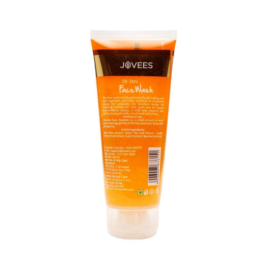 Jovees Herbal De-Tan Face Care Combo - Complete Tan Removal Solution