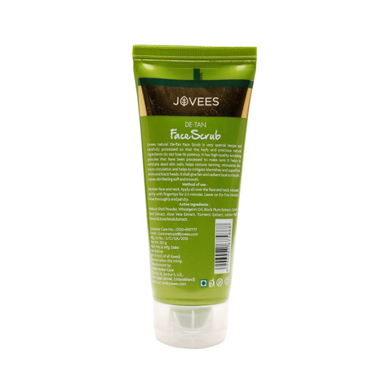 Jovees Herbal De-Tan Face Care Combo - Complete Tan Removal Solution