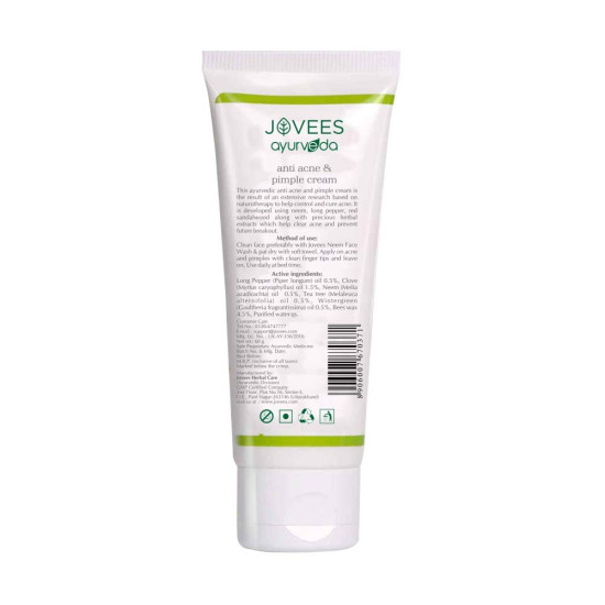 Jovees Herbal Tea Tree Oil Control Facewash Combo - Acne & Pimple Treatment