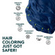 Paradyes Semi-permanent Sappire Navy Hair Colour - Infused with Aloe-vera & Bhringaraj