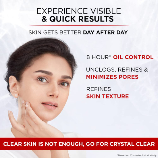 L'Oreal Paris Revitalift Crystal Fresh Hydrating Gel Cream - Oil-Free Moisturiser with Salicylic Acid